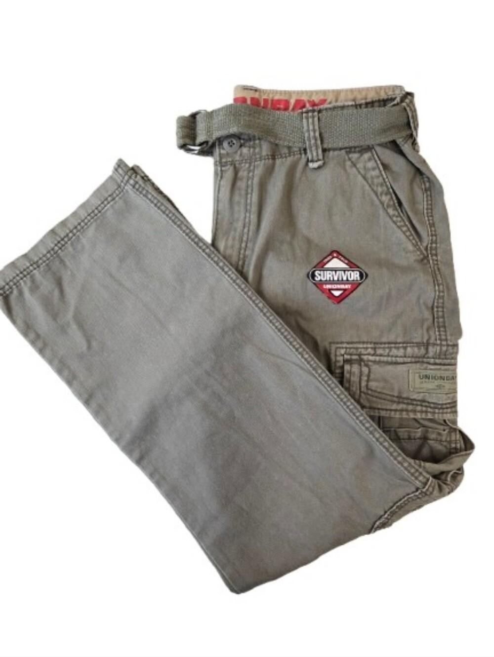 Union Bay Men's Olive Cargo Pants Size 36 X 32